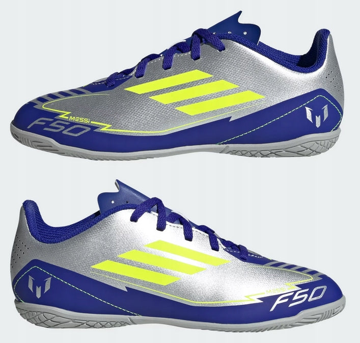 Juniorskie halówki adidas F50 Club IN J Messi IH0922 r. 35 1/2