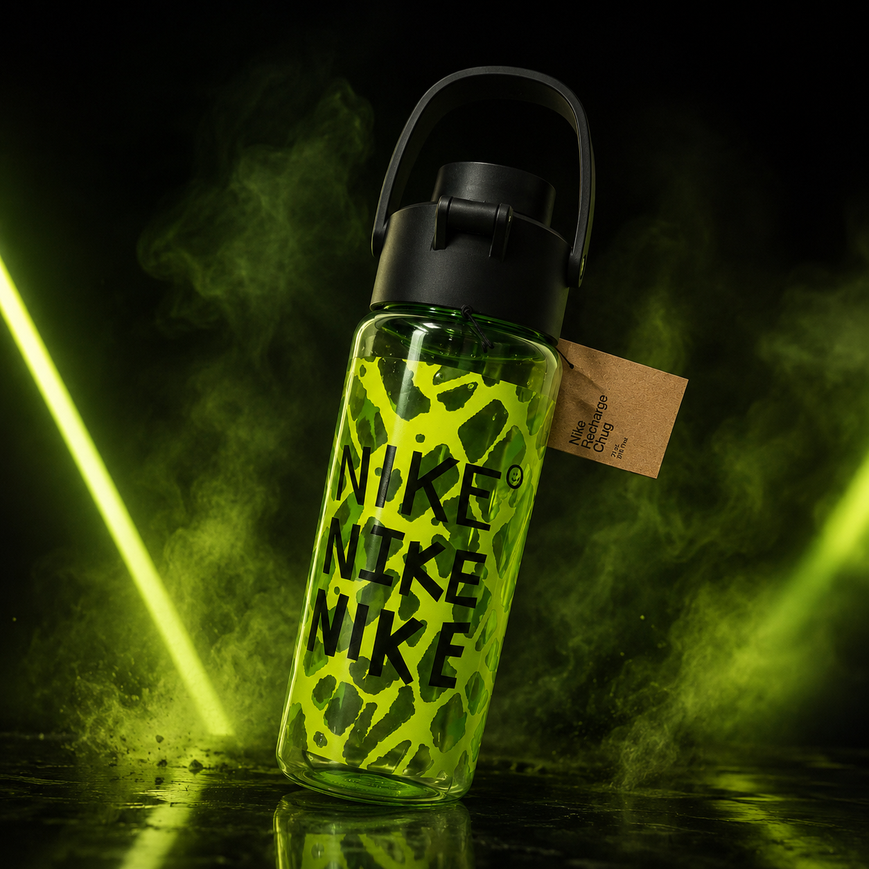 Bidon Nike Recharge Chug DX7029-310 700 ml zielony