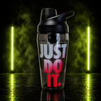 Bidon Nike HyperCharge Chug DA7160-056 470 ml czarno-czerwony