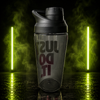 Bidon Nike HyperCharge Chug DA7160-056 470 ml czarno-czerwony